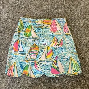 Lilly Pulitzer Scalloped Skirt